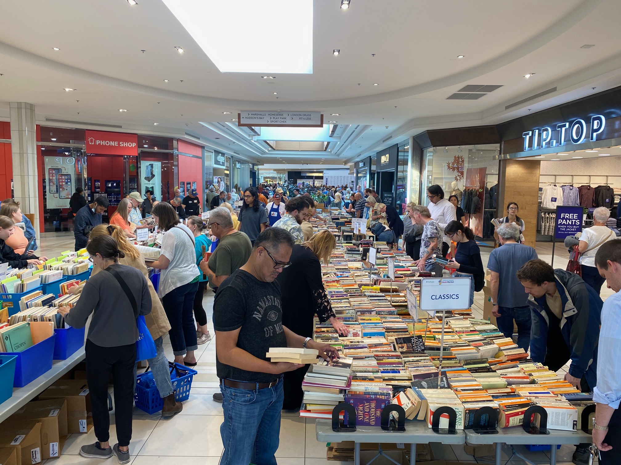 'There's hundreds of thousands of books here' Annual Book Market is